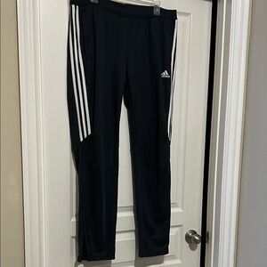 Adidas Climacool Women’s Gray Joggers with White Stripes